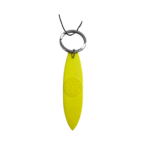 Surfboard Keyring - Yellow