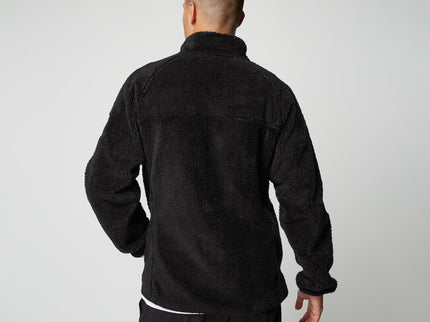 DTS Teddy Zip Thru Sweat - Black