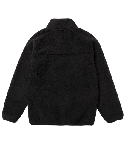 DTS Teddy Zip Thru Sweat - Black