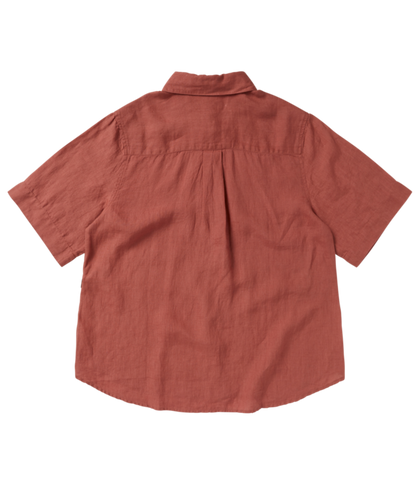 Linen Shirt Women - Dusty Pink