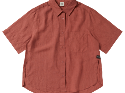 Linen Shirt Women - Dusty Pink