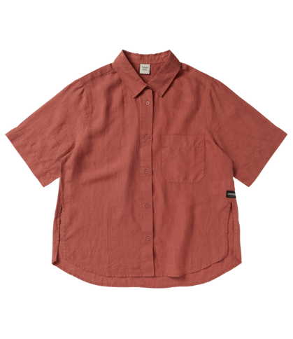 Linen Shirt Women - Dusty Pink