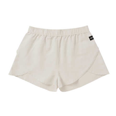 Leinenshorts Damen - Off White