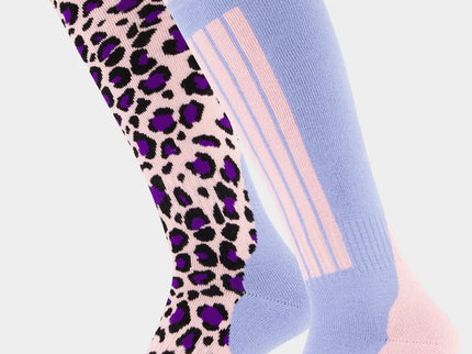 Panther Ski Socks 2-Pack - Pink