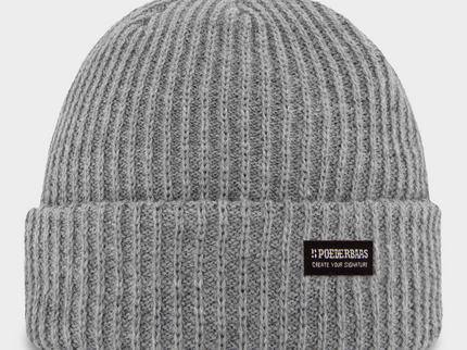 Royal Rib Beanie - Grey