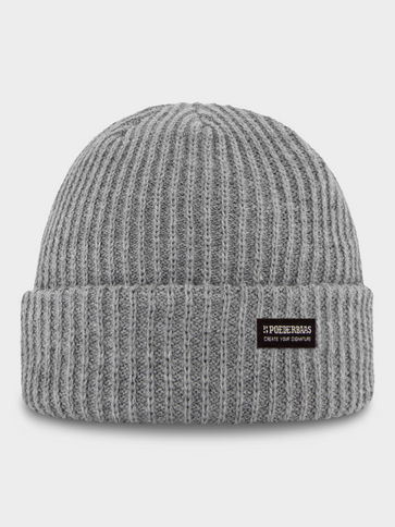 Royal Rib Beanie - Grey