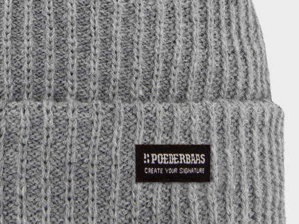 Royal Rib Beanie - Grey