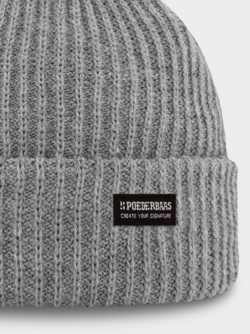 Royal Rib Beanie - Grey