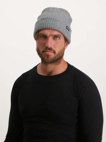 Royal Rib Beanie - Grey