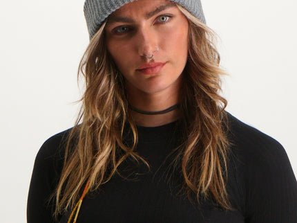 Royal Rib Beanie - Grey