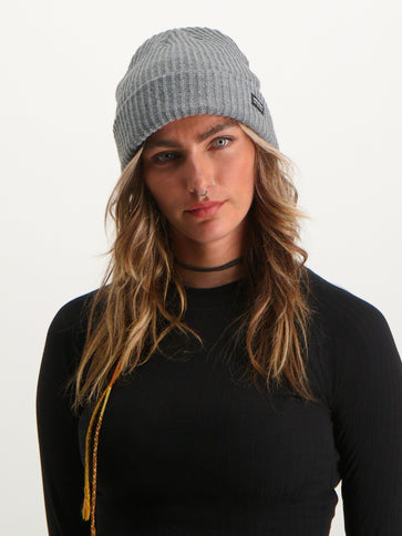 Royal Rib Beanie - Grey