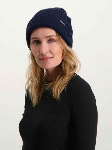 Royal Rib Beanie - Navy