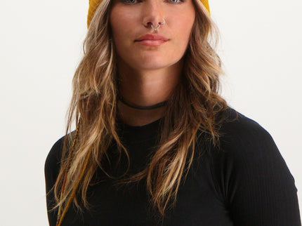 Royal Rib Beanie - Yellow