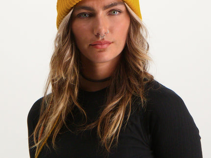 Royal Rib Beanie - Yellow