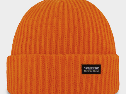 Royal Rib Beanie - Orange