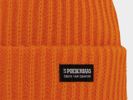 Royal Rib Beanie - Orange