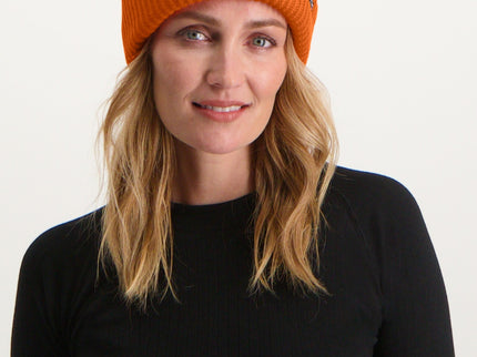 Royal Rib Beanie - Orange