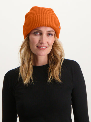 Royal Rib Beanie - Orange