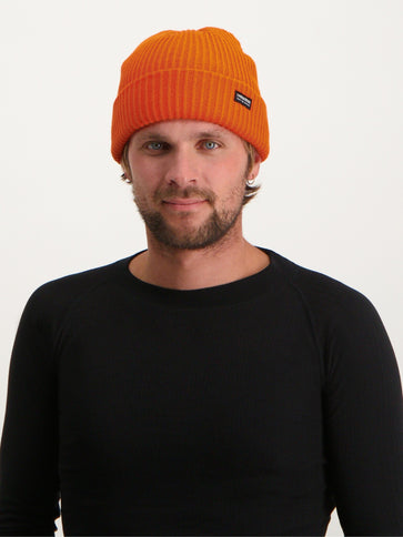 Royal Rib Beanie - Orange