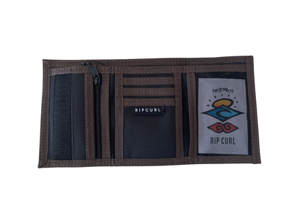 Custom Surf Wallet  - Black/Brown