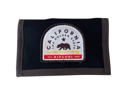 Custom Surf Wallet  - Black/Brown