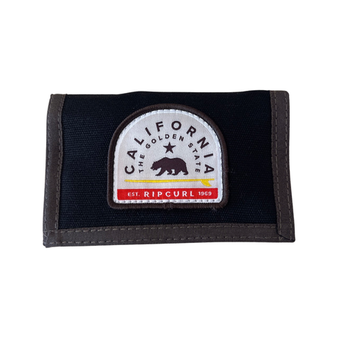 Custom Surf Wallet  - Black/Brown