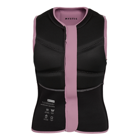 Star Impact Vest Fzip WMN - Rosewood  Impact Vest van Mystic | SHAKA