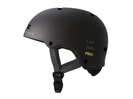 Vandal PRO Helmet Dirty Habits - Black/Yellow  Helm van Mystic | SHAKA