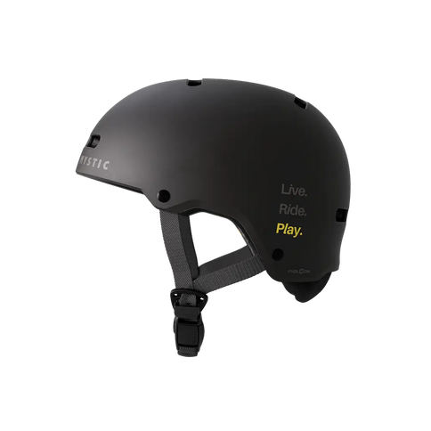 Vandal PRO Helmet Dirty Habits - Black/Yellow  Helm van Mystic | SHAKA