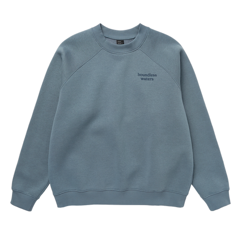 Enroute Crew Sweat - Tidal Blue