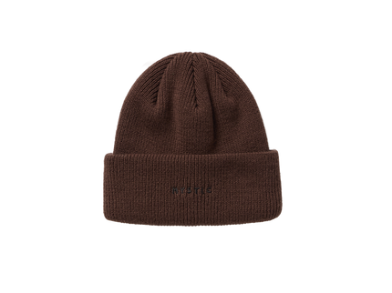The Logo Beanie - Deep Brown