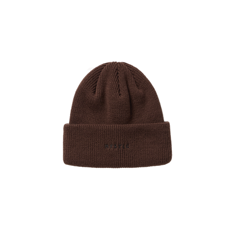 The Logo Beanie - Deep Brown