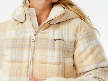 Anti-Series Surf Check Puffer - Natural