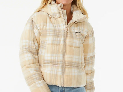 Anti-Series Surf Check Puffer - Natural