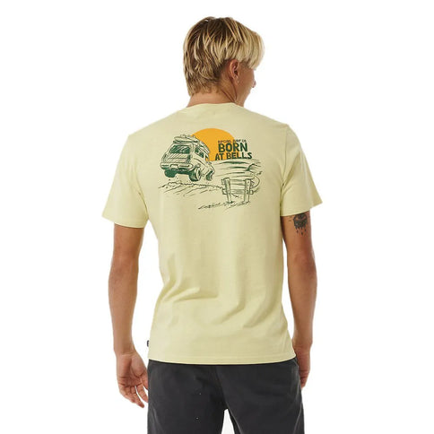 Keep On Trucking Tee - Vintage Yellow