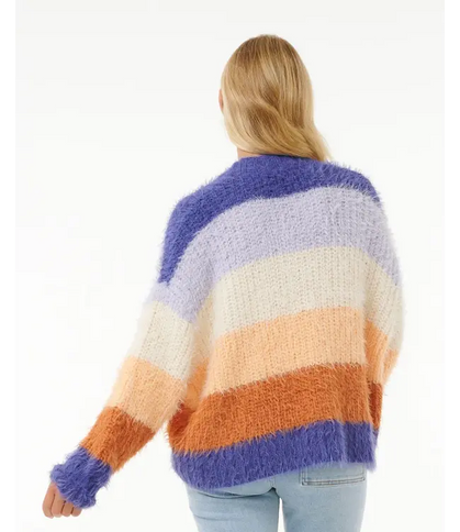 The Search Stripe Cardigan - Multico