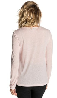 Crystal Long Sleeve Tee - Pink