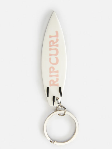 Surfboard Keyrings  - White/Orange