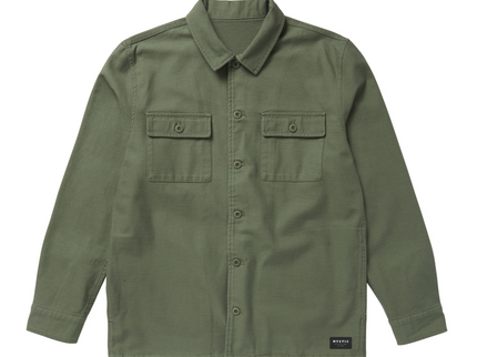 The Overshirt Jacket - Dark Olive