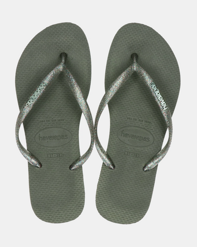 Slim Logo - Metallic Green