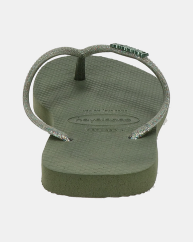 Slim Logo - Metallic Green