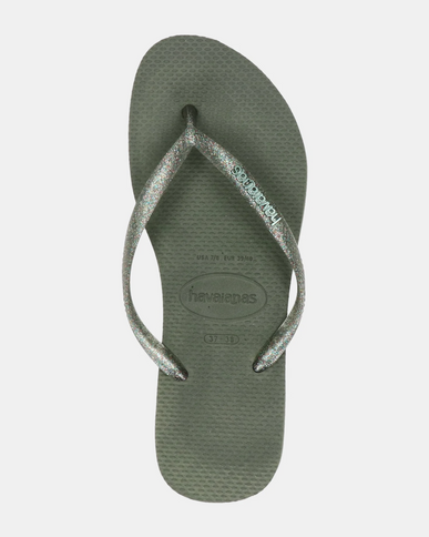 Slim Logo - Metallic Green