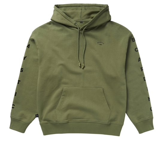 Bolt Hood Sweat - Olive Green