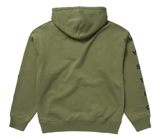 Bolt Hood Sweat - Olive Green