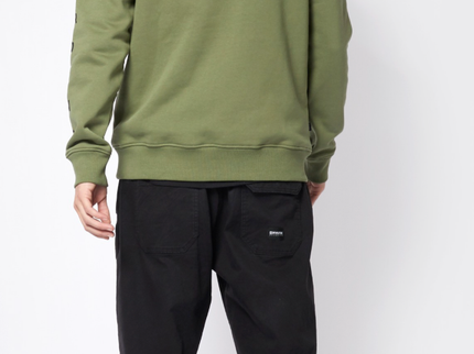 Bolt Hood Sweat - Olive Green