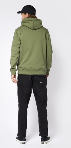 Bolt Hood Sweat - Olive Green