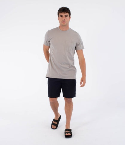M Low Tide Pocket Ss Tee - Particle Grey