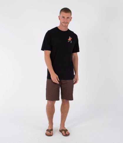 Tee Ss Printing Press Flamingue - Black