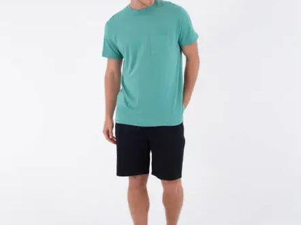 M Low Tide Pocket Ss Tee - Broken Jade  T-shirt van Hurley | SHAKA