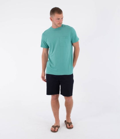 M Low Tide Pocket Ss Tee - Broken Jade
